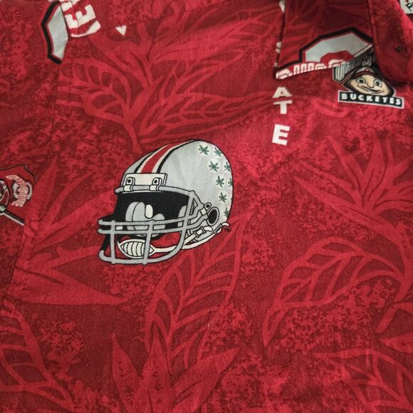 Rayn Spooner Ohio State Shirt Mens XL Buckeyes OSU Hawaiian Brutus Football - Picture 3 of 9